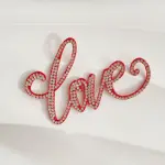 Love Studded Red cake topper STYLE 3