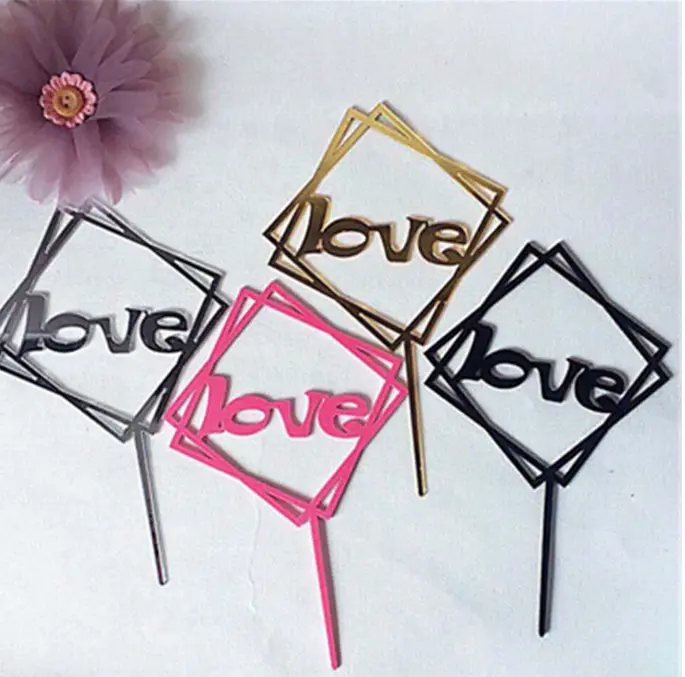 Love Acrylic Topper Valentine Day