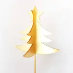 3D Christmas Tree acrylic Cake Topper