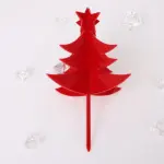 3D Christmas Tree acrylic Cake Topper