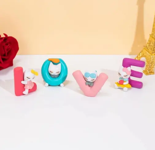 Love Word Miniature toy topper