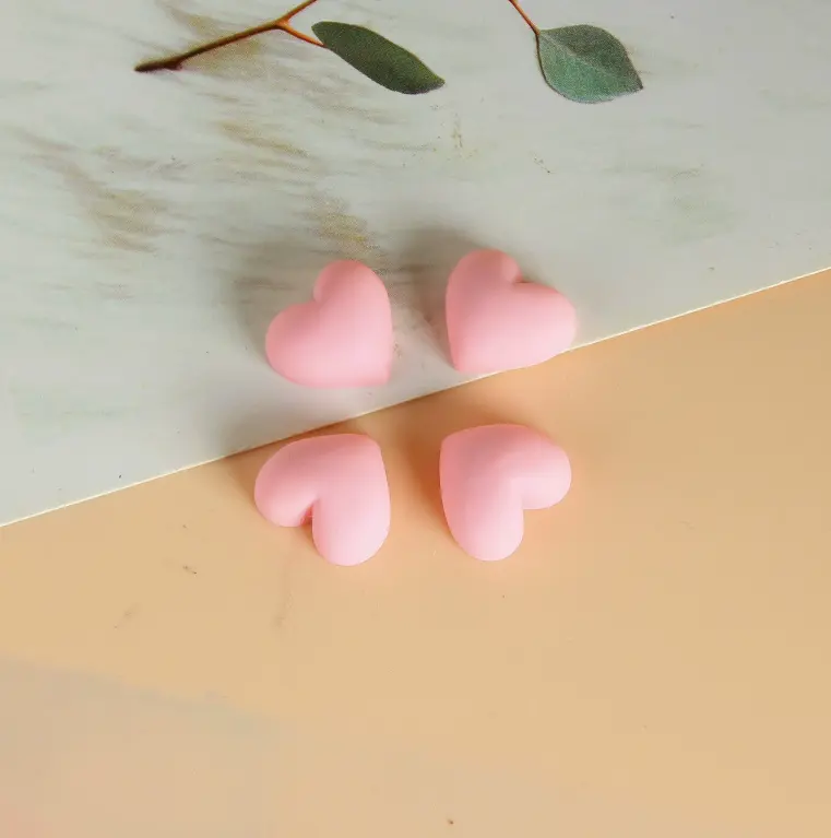 3 Pcs Heart Miniature toy topper