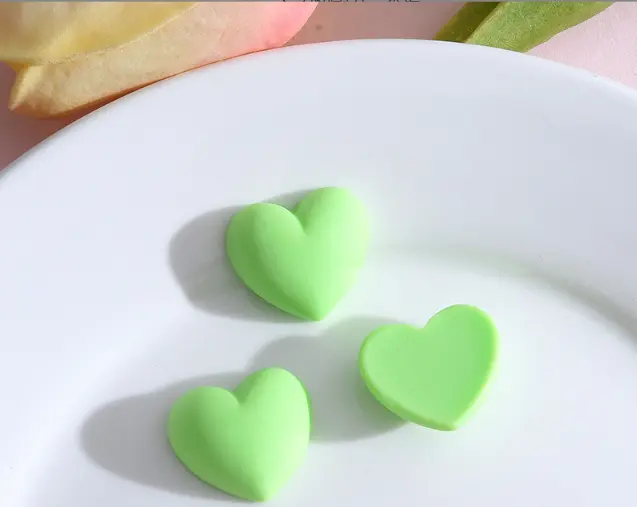 3 Pcs Heart Miniature toy topper