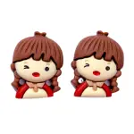 3 Pcs Girl Miniature toy topper