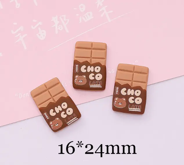 3 Pcs Mini Chocolate Miniature toy topper