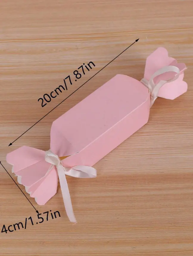 10 pcs Pink Candy shaped Chocolate Box