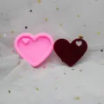 Heart with heart Cutout silicone mould