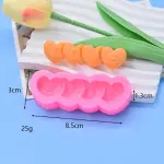 Love Word in Heart silicone mould