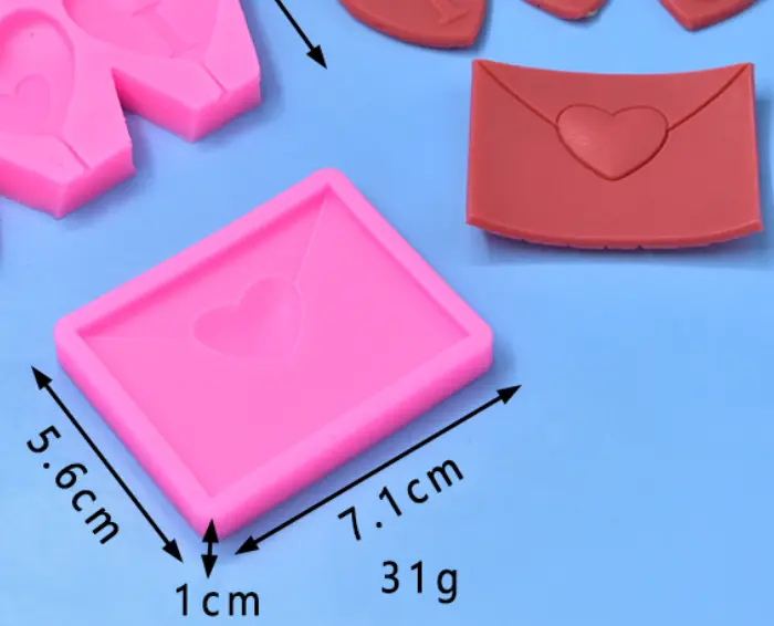 Love Letter Heart silicone mould