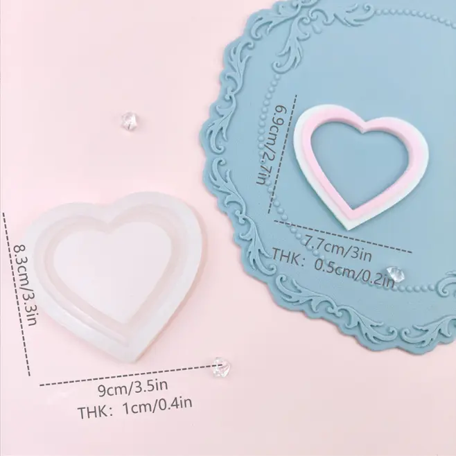 Heart Frame silicone mould