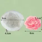 Peony Flower Silicone Mold for Resin,soaps ,Candle Mould Style 2