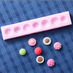 Floral Button Silicone Mould