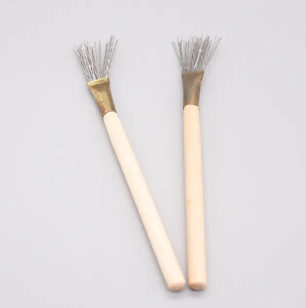 Ceramic texture brush stainless steel Sculpting Modeling Tool 2 pcs set