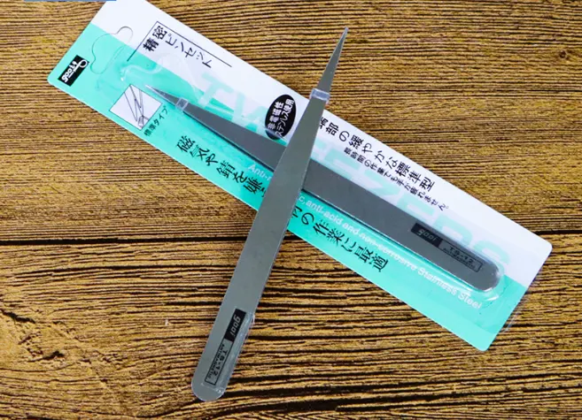 Stainless Steel Tweezer With Very Fine Point straight Tip Cake Decoration Tools