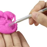 Feather Texture Brush Sculpture Carving Modeling stainless steel Tool
