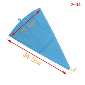1 pcs Silicone Food Grade Reusable Cream Pastry Icing Pipping bag ( Medium )