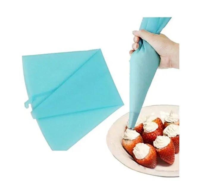 1 pcs Silicone Food Grade Reusable Cream Pastry Icing Pipping bag ( Medium )