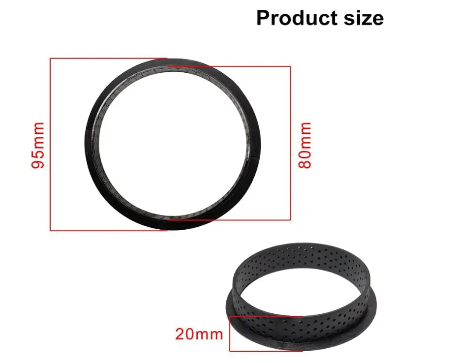 Perforated Round Mousse Cake Ring Non Stick Ring