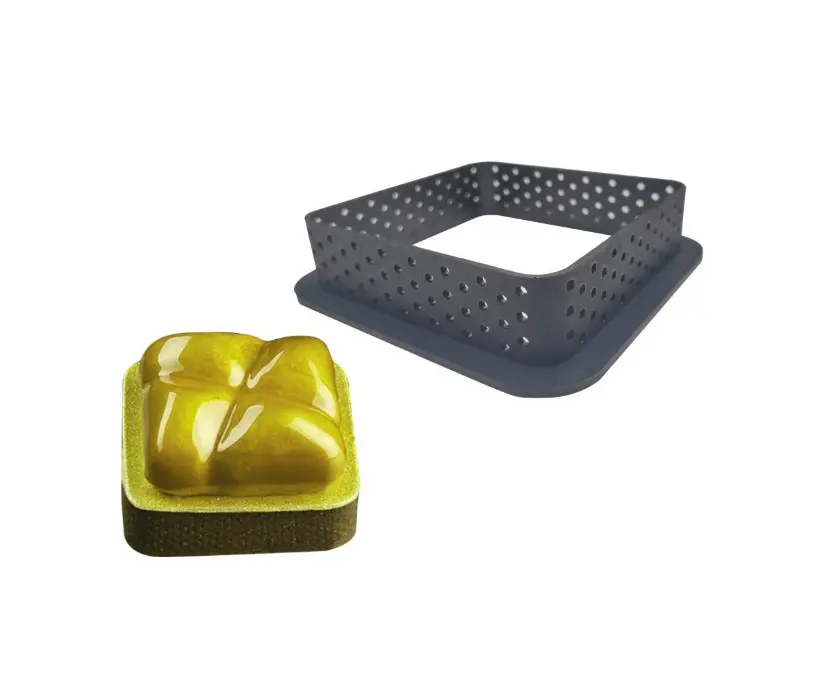 Perforated Square Mousse Cake Ring Non Stick Ring