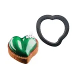 Perforated Heart Mousse Cake Ring Non Stick Ring