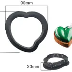 Perforated Heart Mousse Cake Ring Non Stick Ring