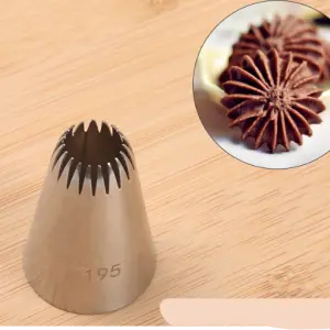 Cake Decor Medium Nozzle - No. 195 Piping Nozzle