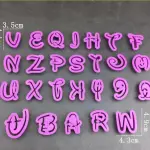 Plastic Alphabet And Number Cutter