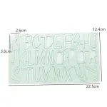 Upper Case Alphabet Acrylic Diy Stamp Embossed Fondant Cake Decorating