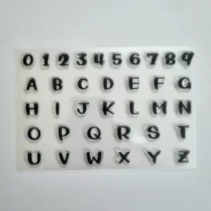 Upper Case Alphabet and Number Diy Stamp Embossed Fondant Cake Decorating