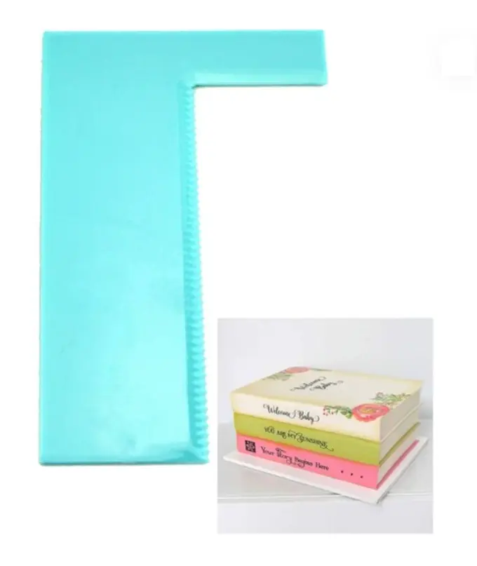 Smoother Polisher Cake Contour Comb Scraper Zig Zag Pattern Shape Pastry Spatulas Pastry Icing Comb Set Baking Tools For Cakes For Baking