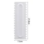 Cake Decor Big Plastic Icing Comb Scraper Smoother Icing Fondant Cake Decorating Tool (D-42 H)