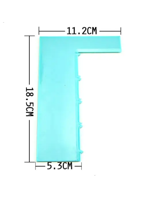 Sawtooth Shape Cake Contour Comb Scraper Fondant Cream Sugarcraft Spatula