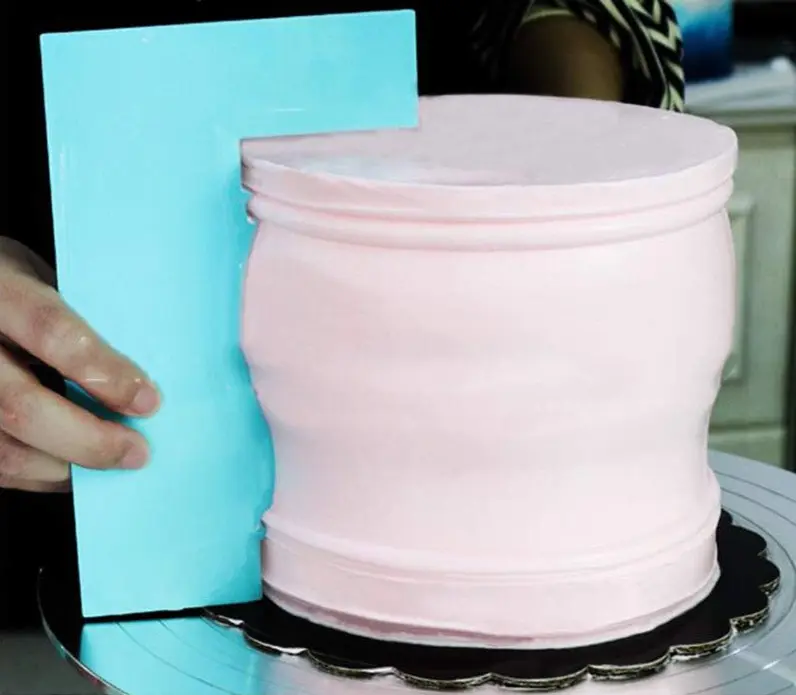 Cake Contour Comb Scraper Fondant Cream Spatula