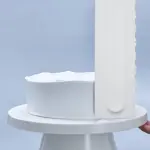 Cake Decor Big Plastic Icing Comb Scraper Smoother Icing Fondant Cake Decorating Tool (D-42 F)