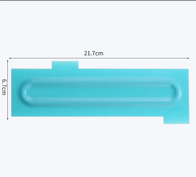 Cake Decor Big Plastic Icing Comb Scraper Smoother Icing Fondant Cake Decorating Tool (D-42 L )