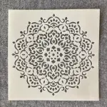 1 pcs Floral Pattern Decoration icing Stencils style 16