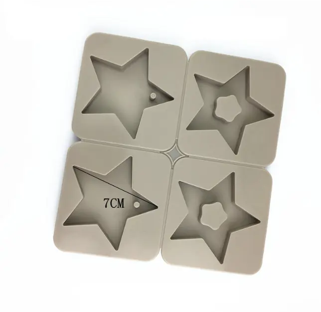 Star Aromatherapy Air Outlet Fragrance Wax Tablets Silicone Mould