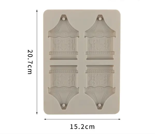 Carousel Theme Aromatherapy Air Outlet Fragrance Wax Tablets Silicone Mould