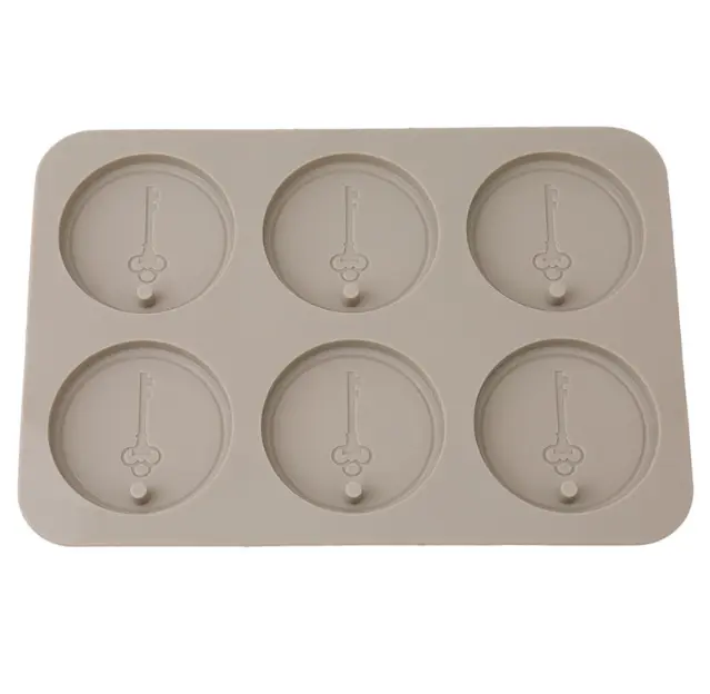 Circle Shaped Aromatherapy Air Outlet Fragrance Wax Tablets Silicone Mould