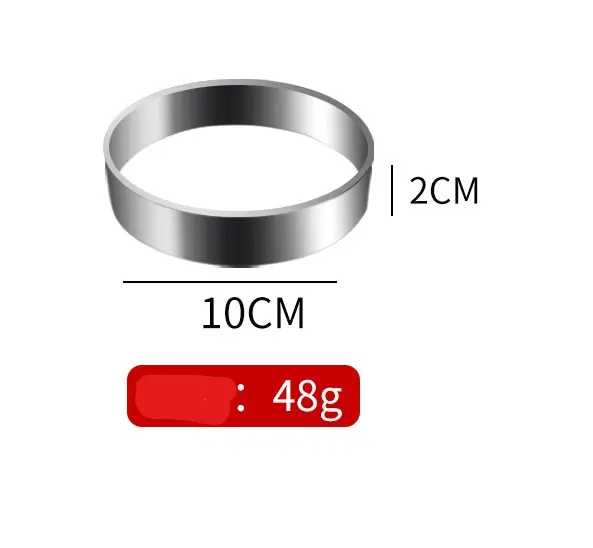 10 cm Round Stainless Steel Multipurpose Cake Ring
