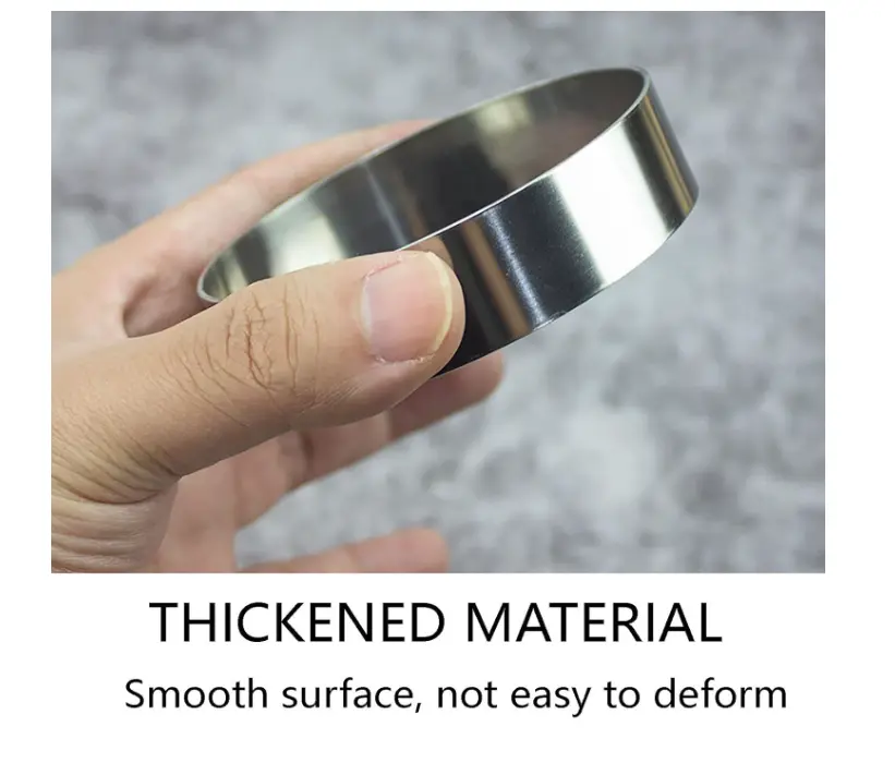 10 cm Round Stainless Steel Multipurpose Cake Ring