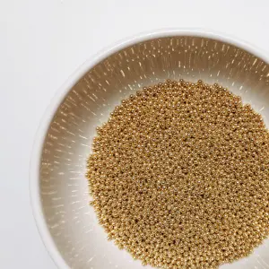 2mm Highly glossy Golden Colour sphere Sprinklers 100gm