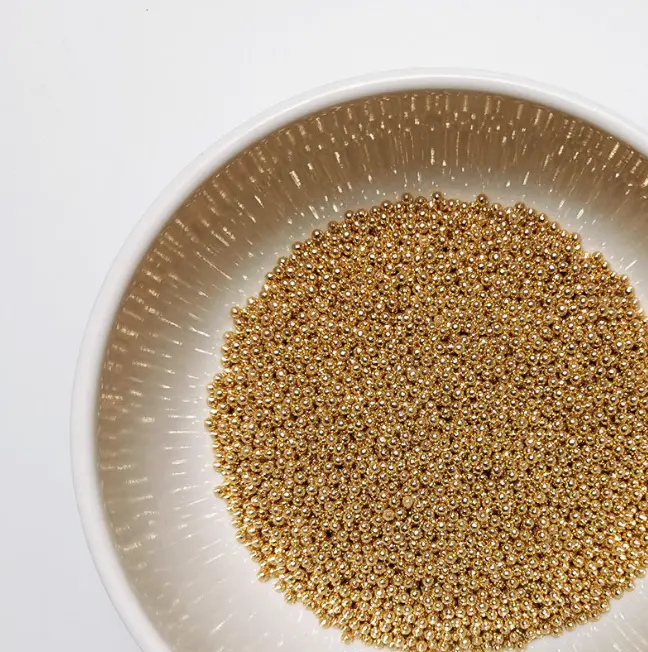 2mm Highly glossy Golden Colour sphere Sprinklers 100gm