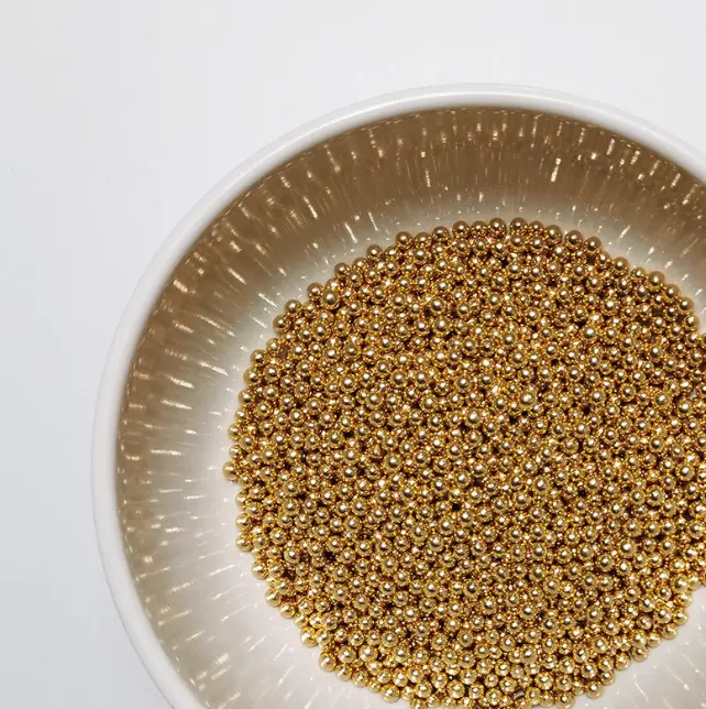 4 mm Highly glossy Golden Colour sphere Sprinklers 100gm