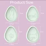 4 pcs Easter Rabbit egg cookie Theme Cookie Cutter set