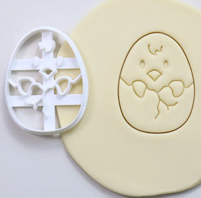 3 pcs Easter chicken rabbit egg cookie Theme Cookie Cutter set
