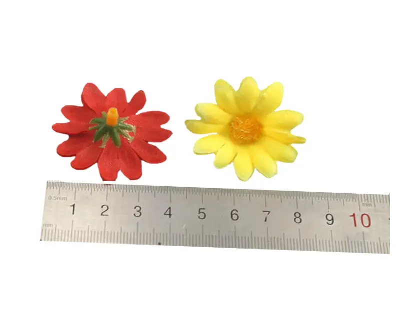 10 pcs Cute Daisy artificial flower cake topper