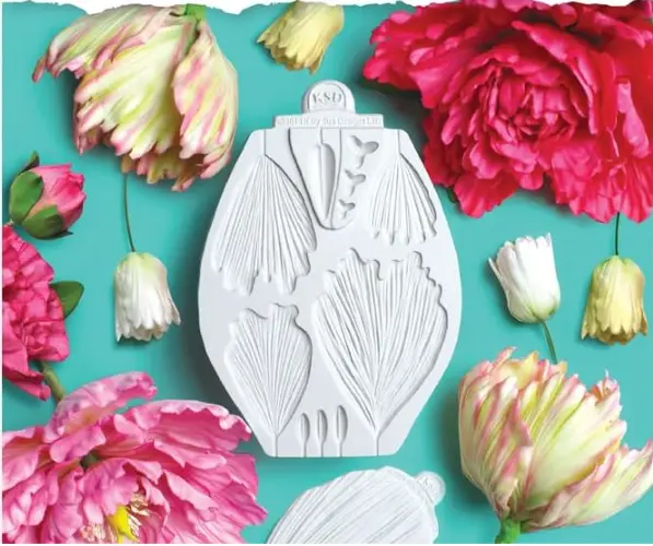Flower Pro Peony & Tulip Silicone Mould & Veiner Set