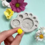 Multiple Chrysanthemum Flower Core canter Silicone Mould