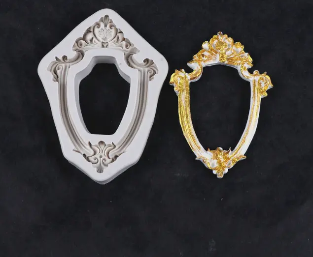 Detailed Vintage Frame silicone mould